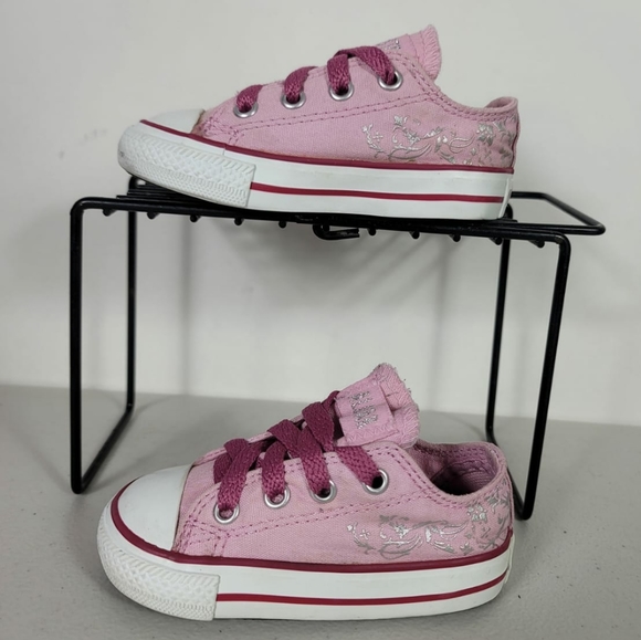 Converse Other - Converse All Star Toddler Girls Sneakers pink Sz 5